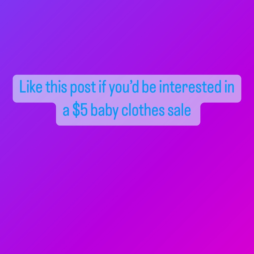 Dozen of baby clothes